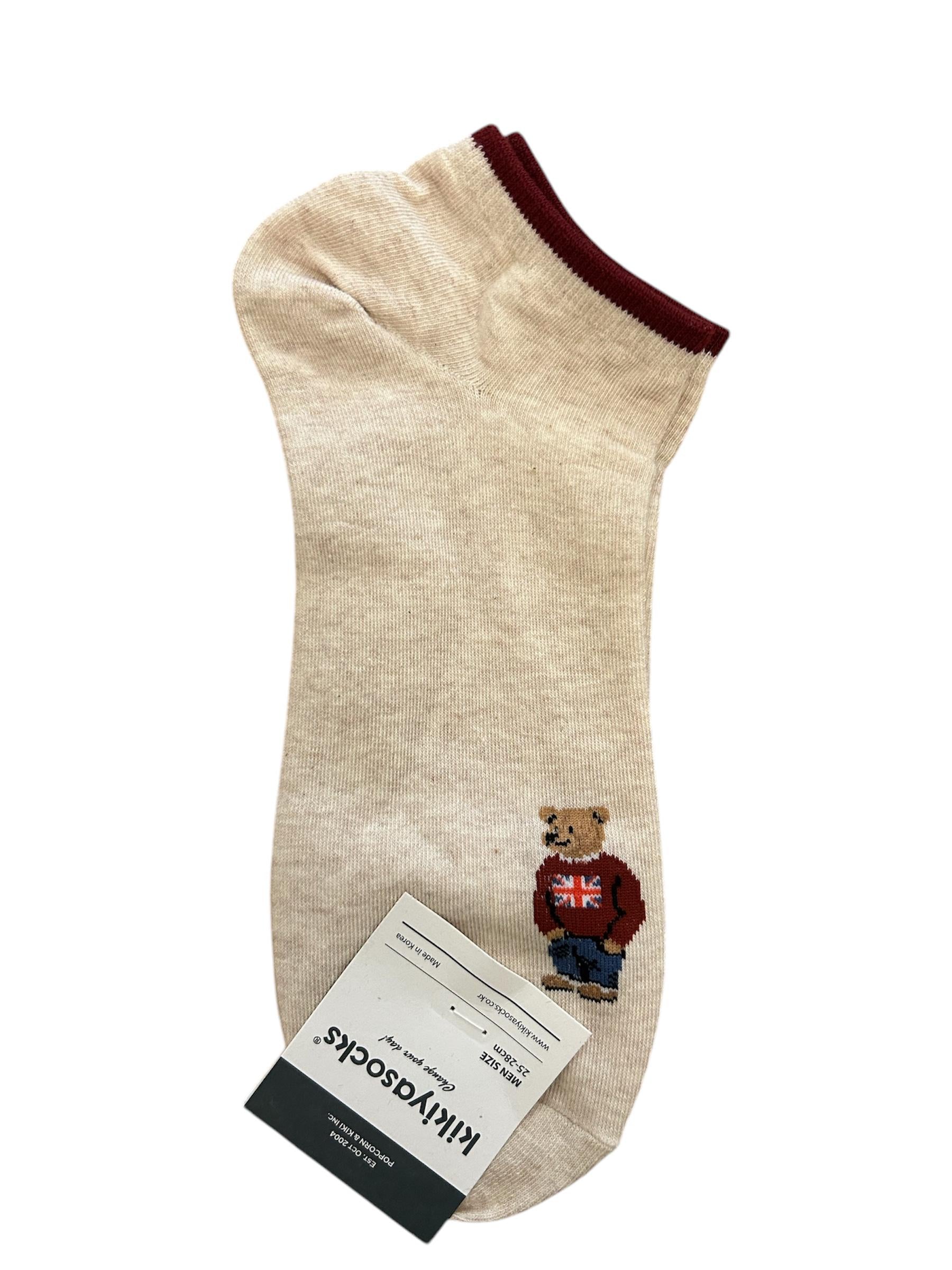Men's Teddy Bear Ankle Socks