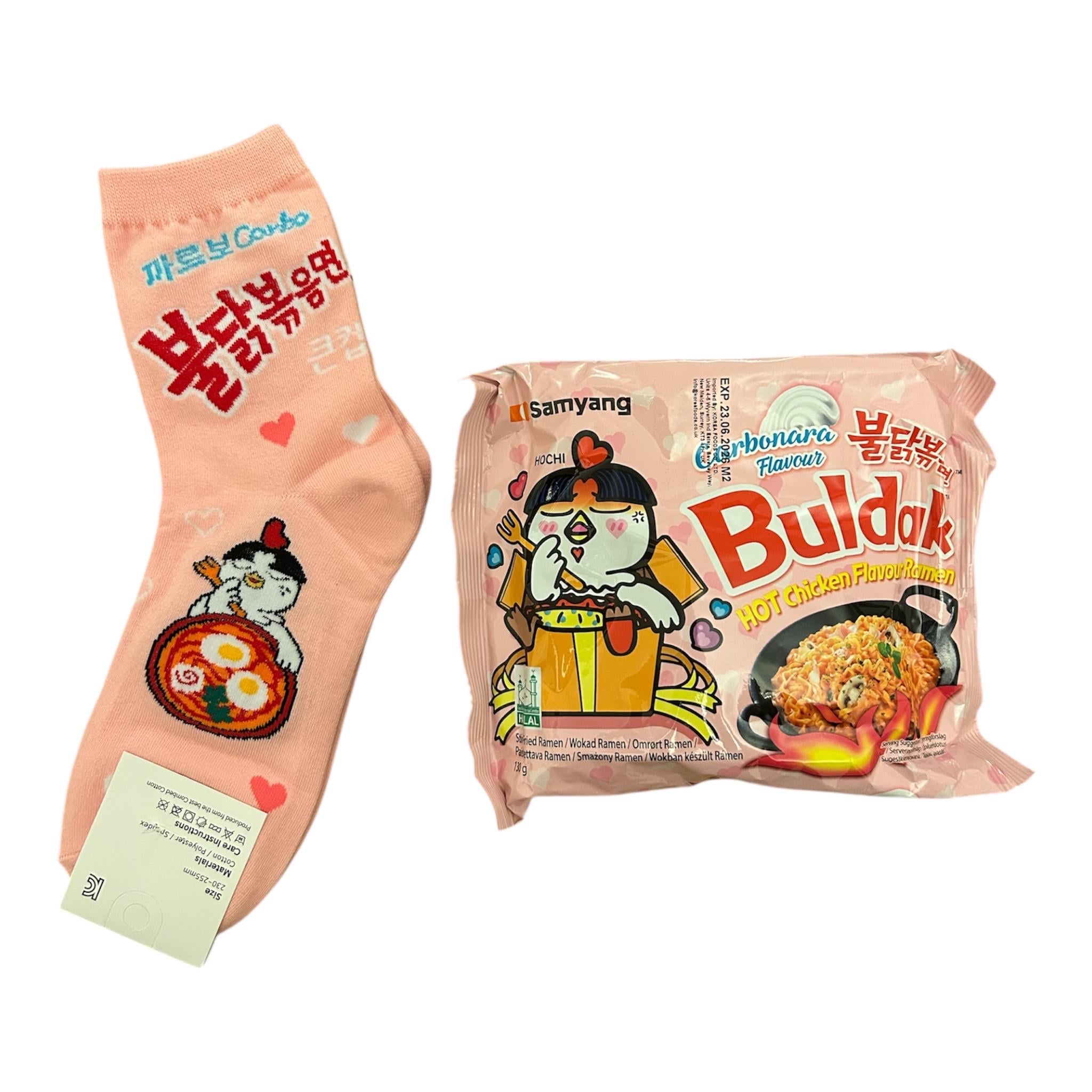 Buldak Socks with Noodles
