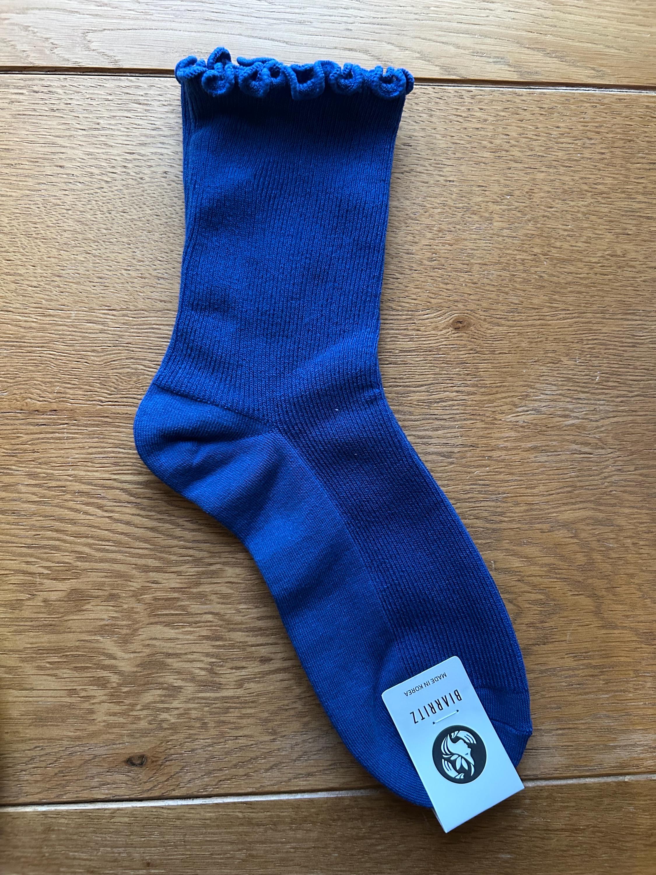 Ribbed Frill Socks