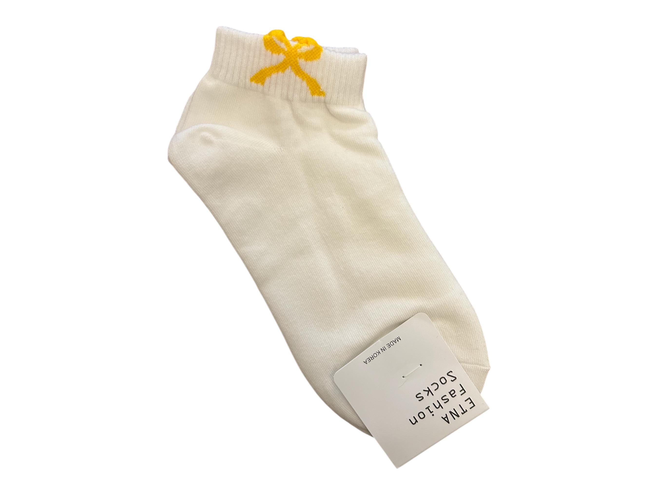Ribbon Bow Ankle Socks