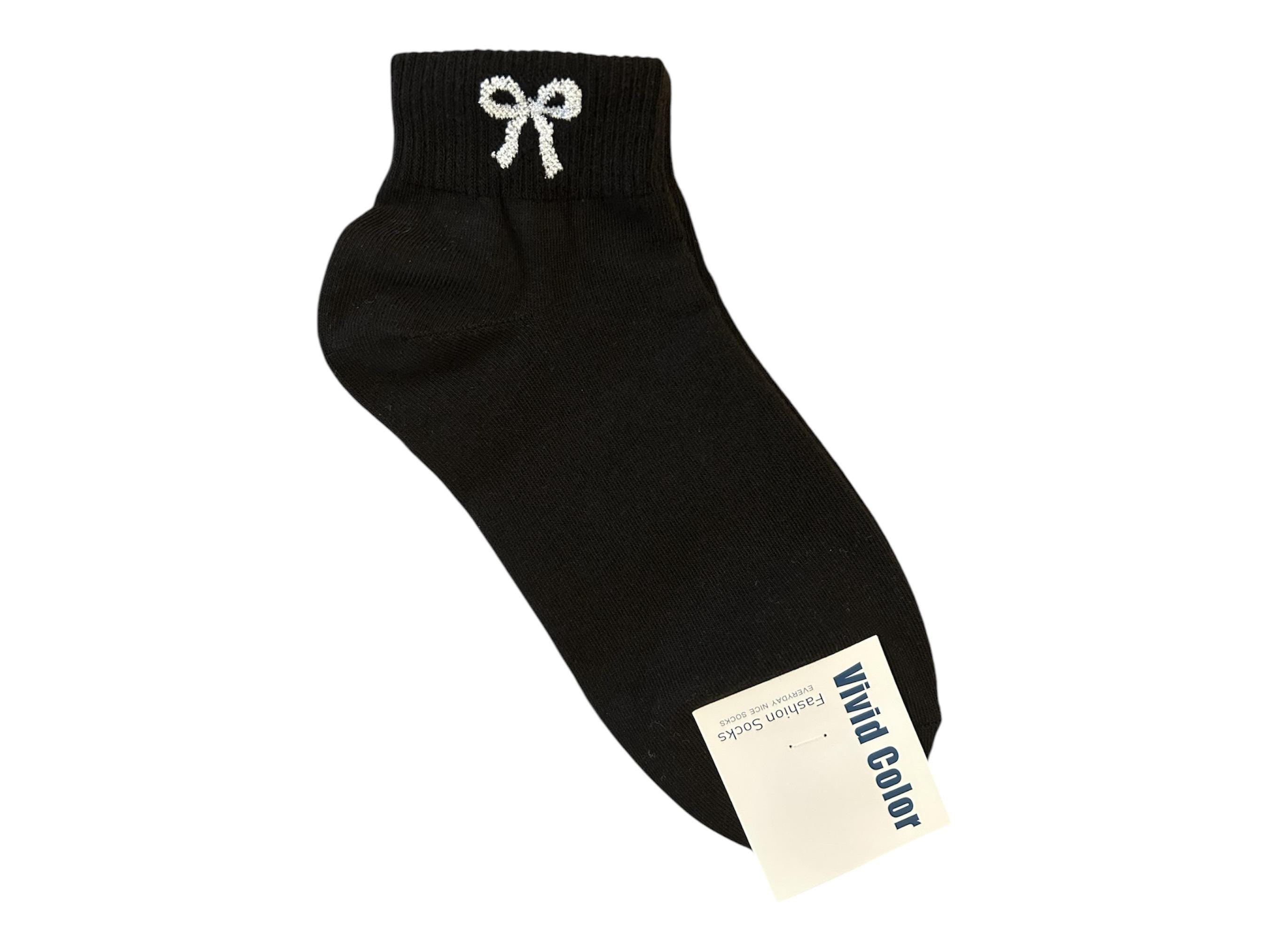 Ribbon Bow Ankle Socks