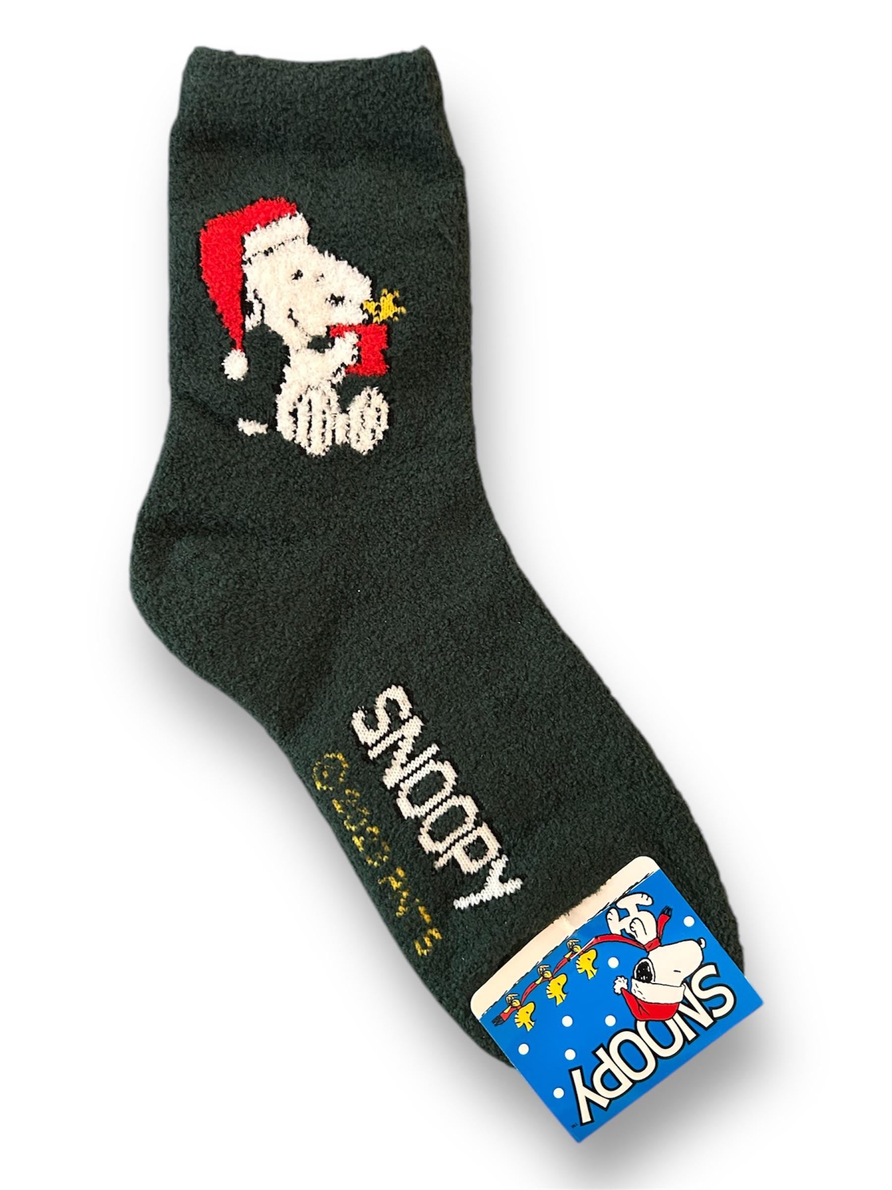 Snoopy fluffy bed socks