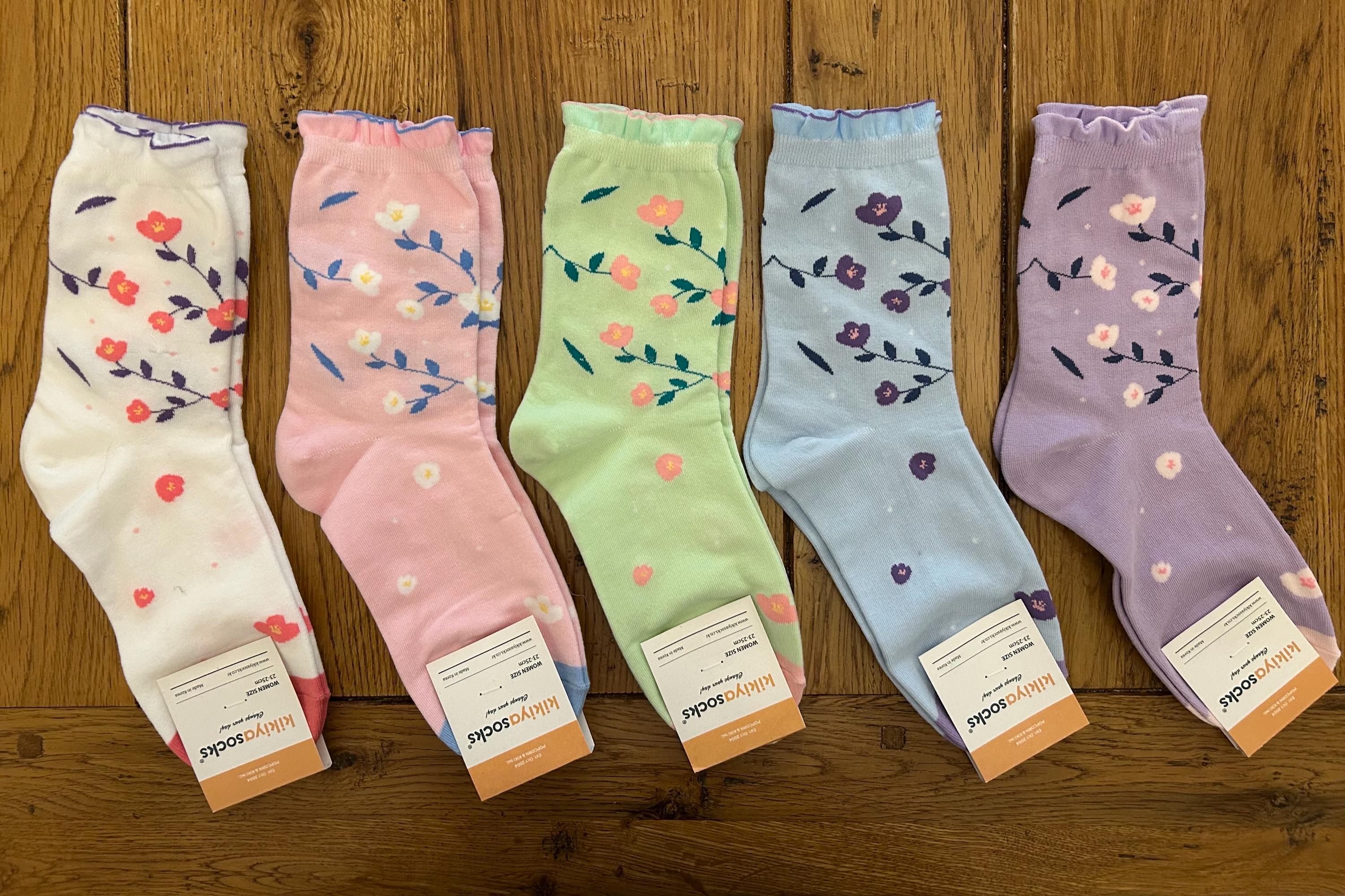 Floral Patterned Socks