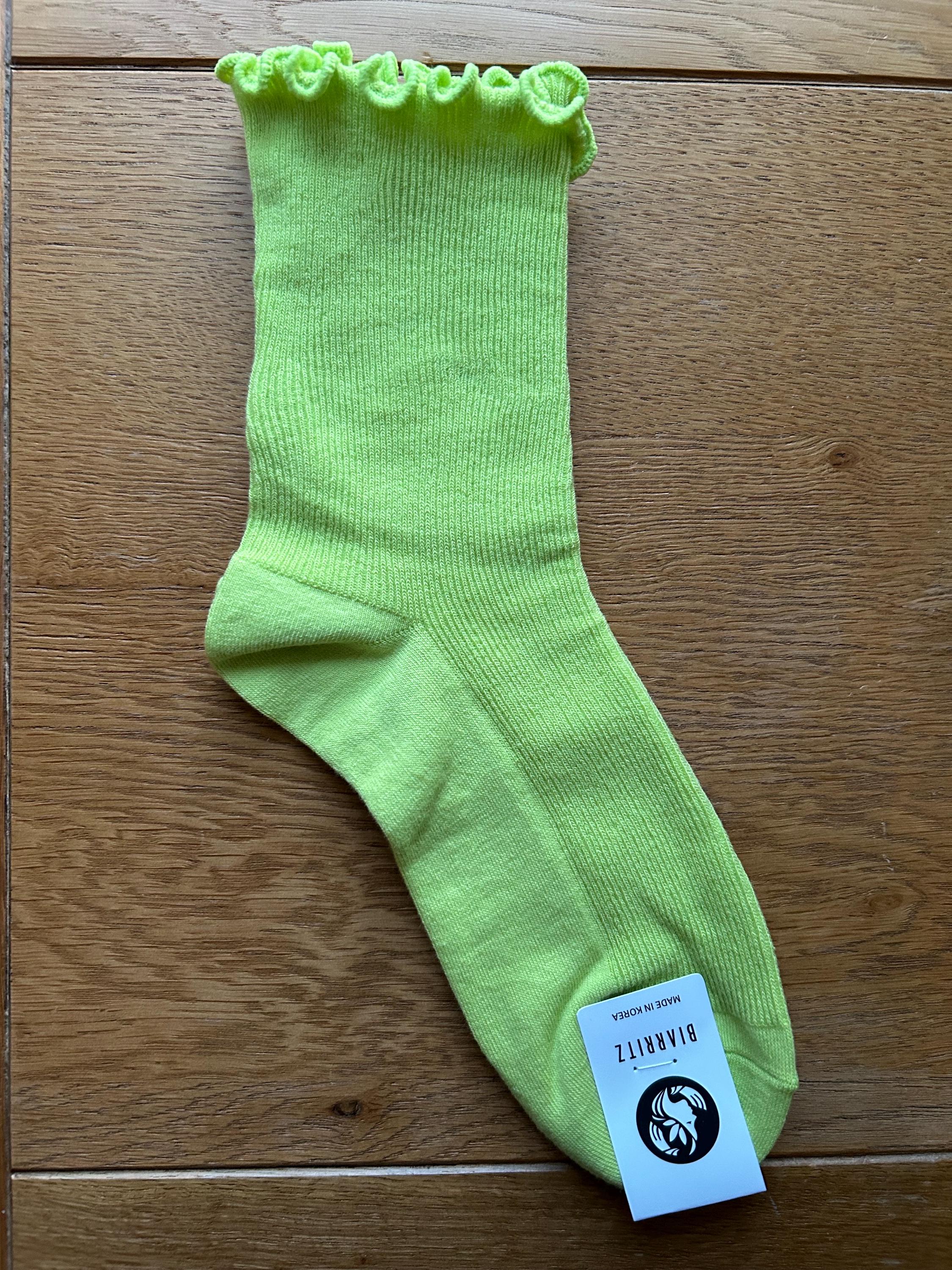 Ribbed Frill Socks
