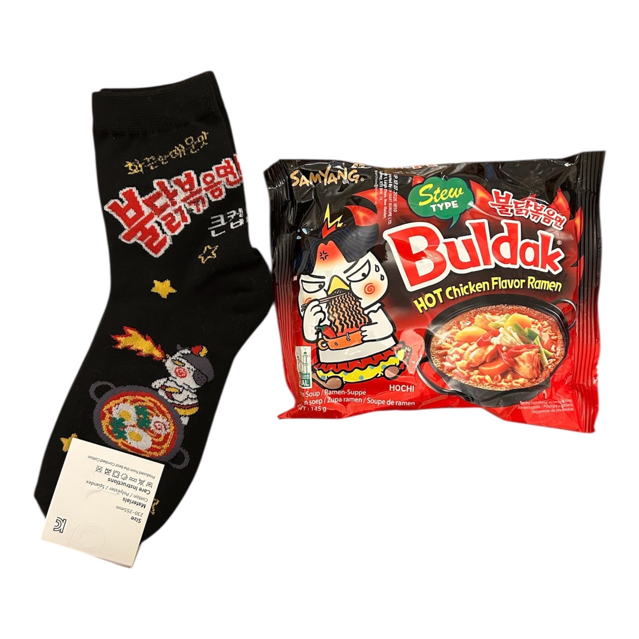 Buldak Socks with Noodles