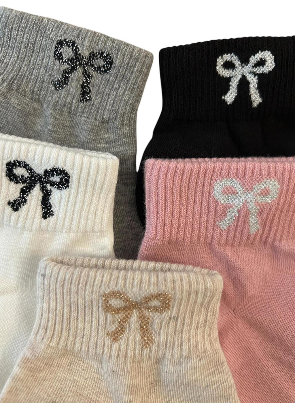 Ribbon Bow Ankle Socks