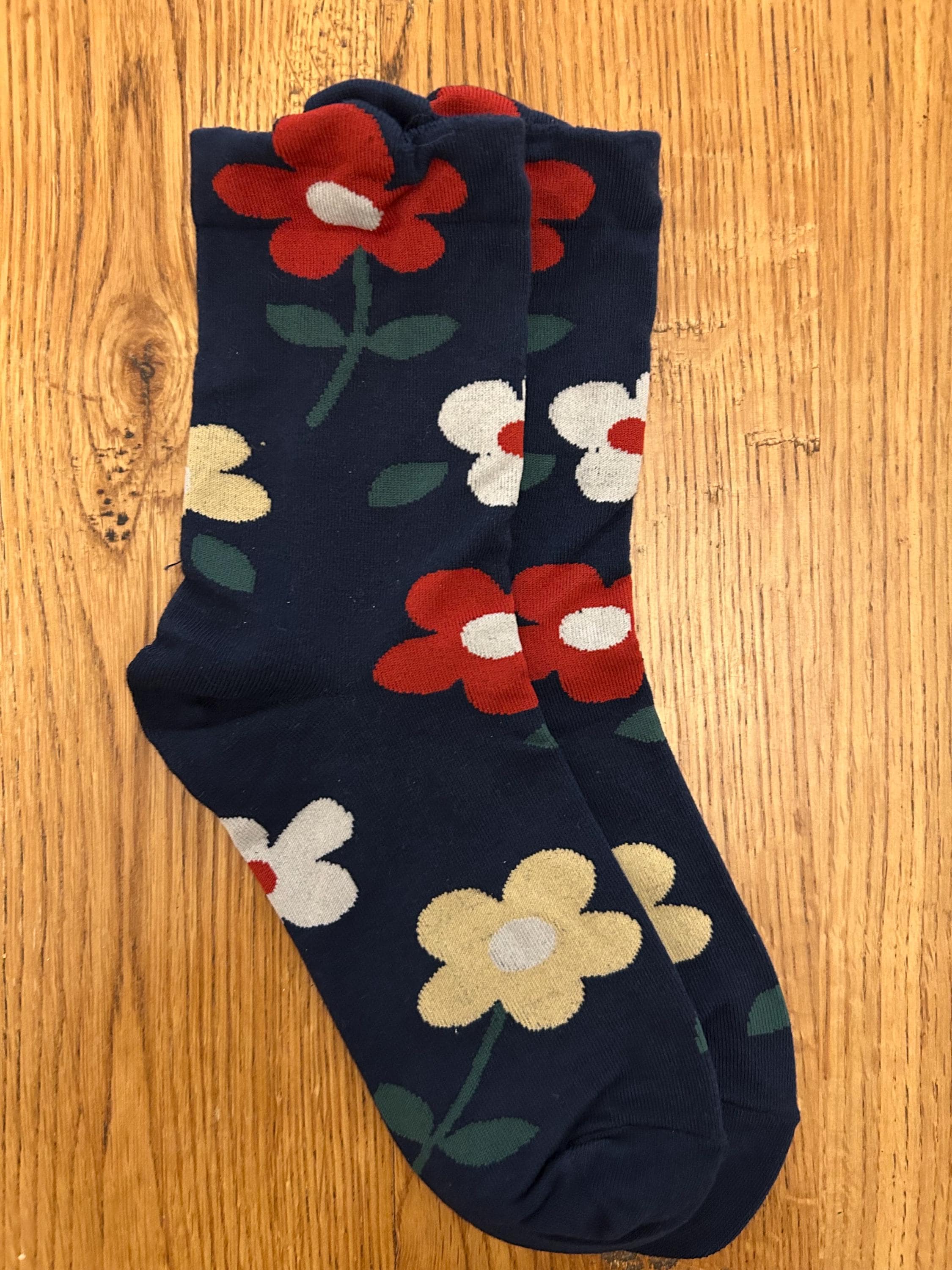 Floral Patterned Socks