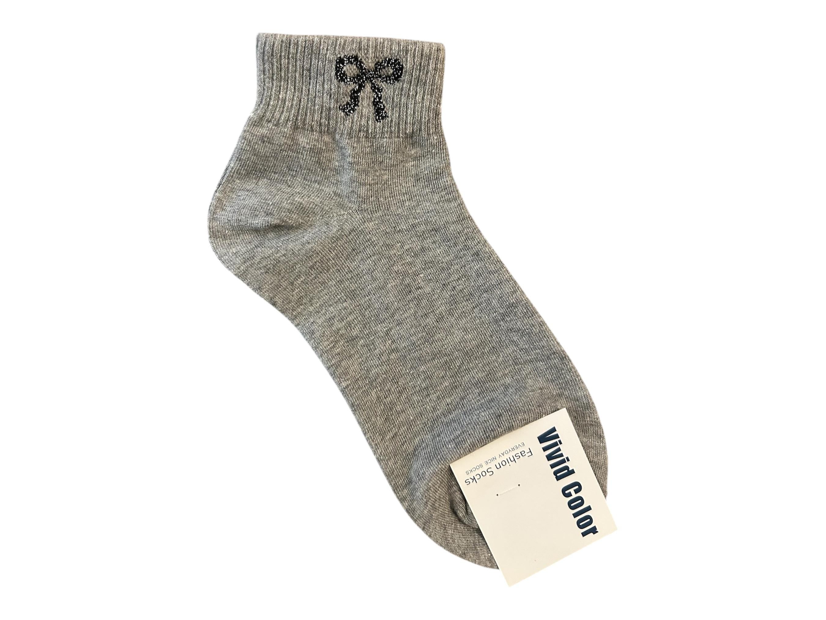 Ribbon Bow Ankle Socks