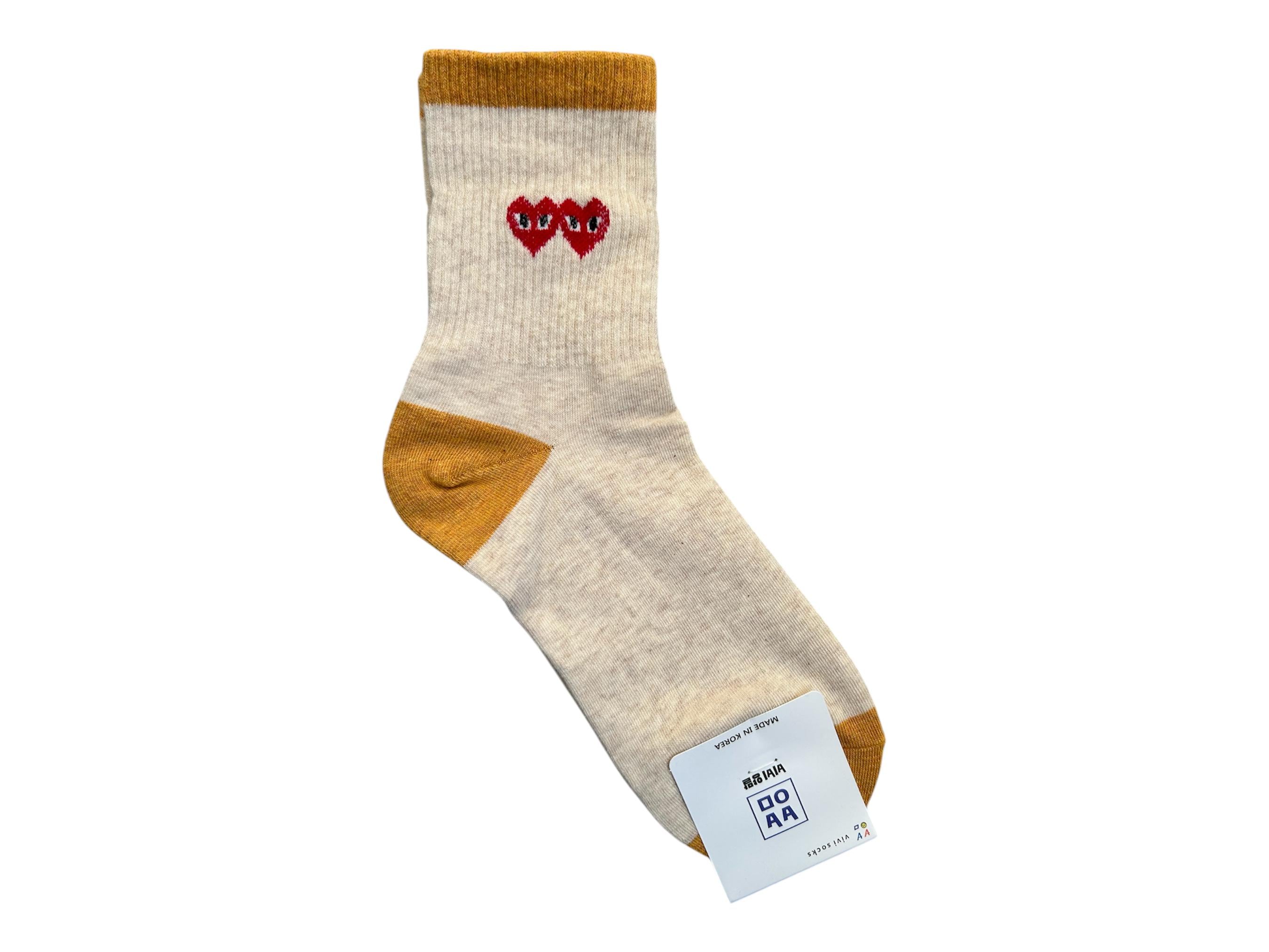 Double Heart Socks