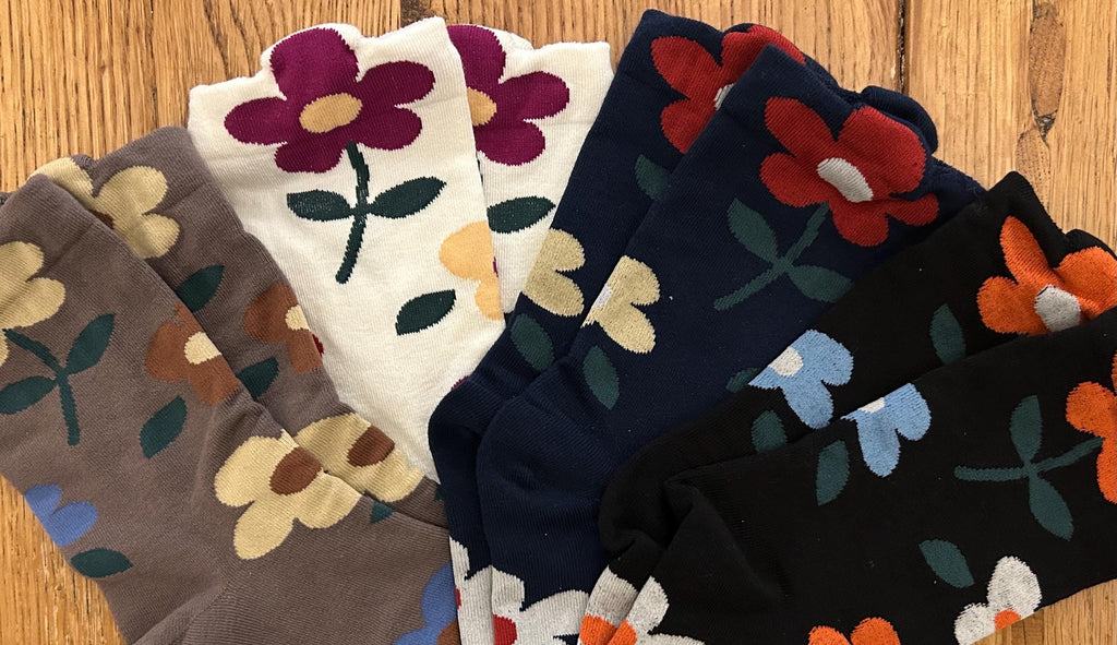 Floral Patterned Socks