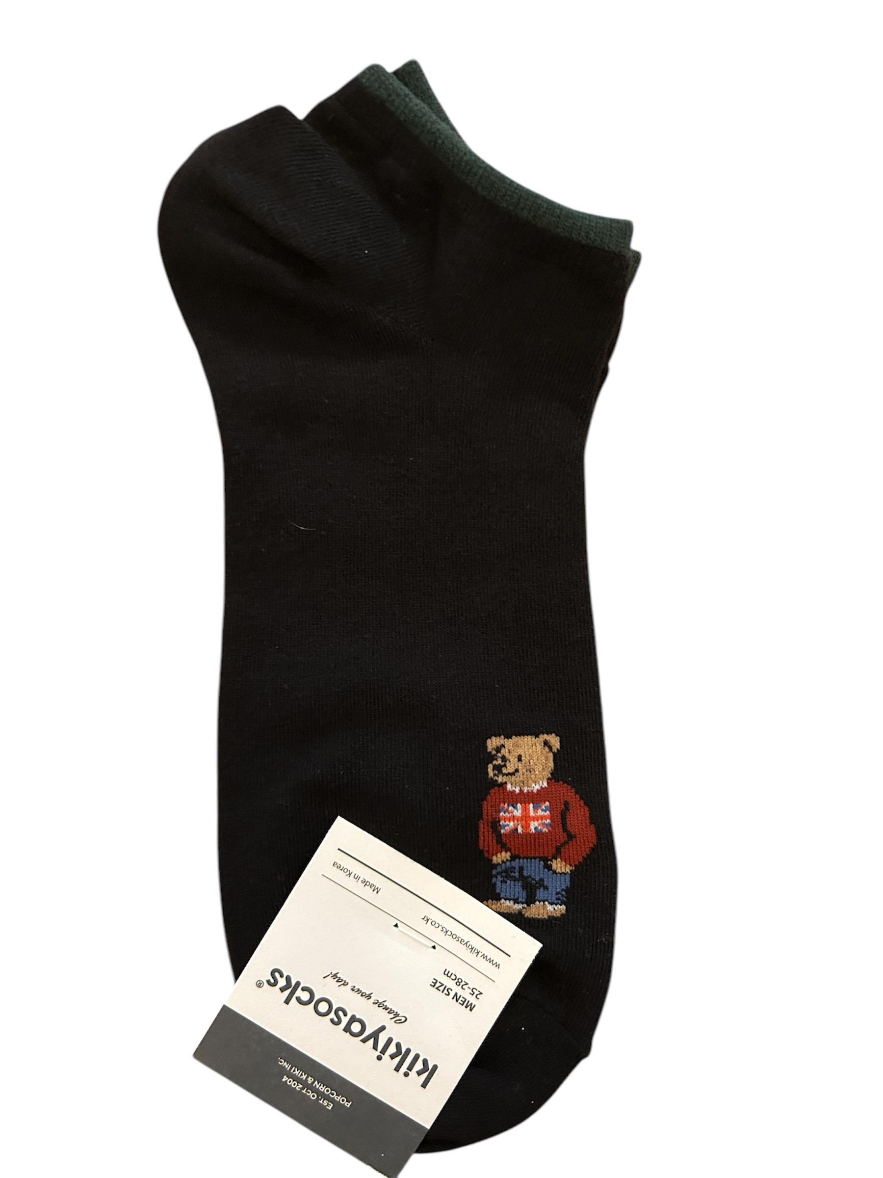 Men's Teddy Bear Ankle Socks