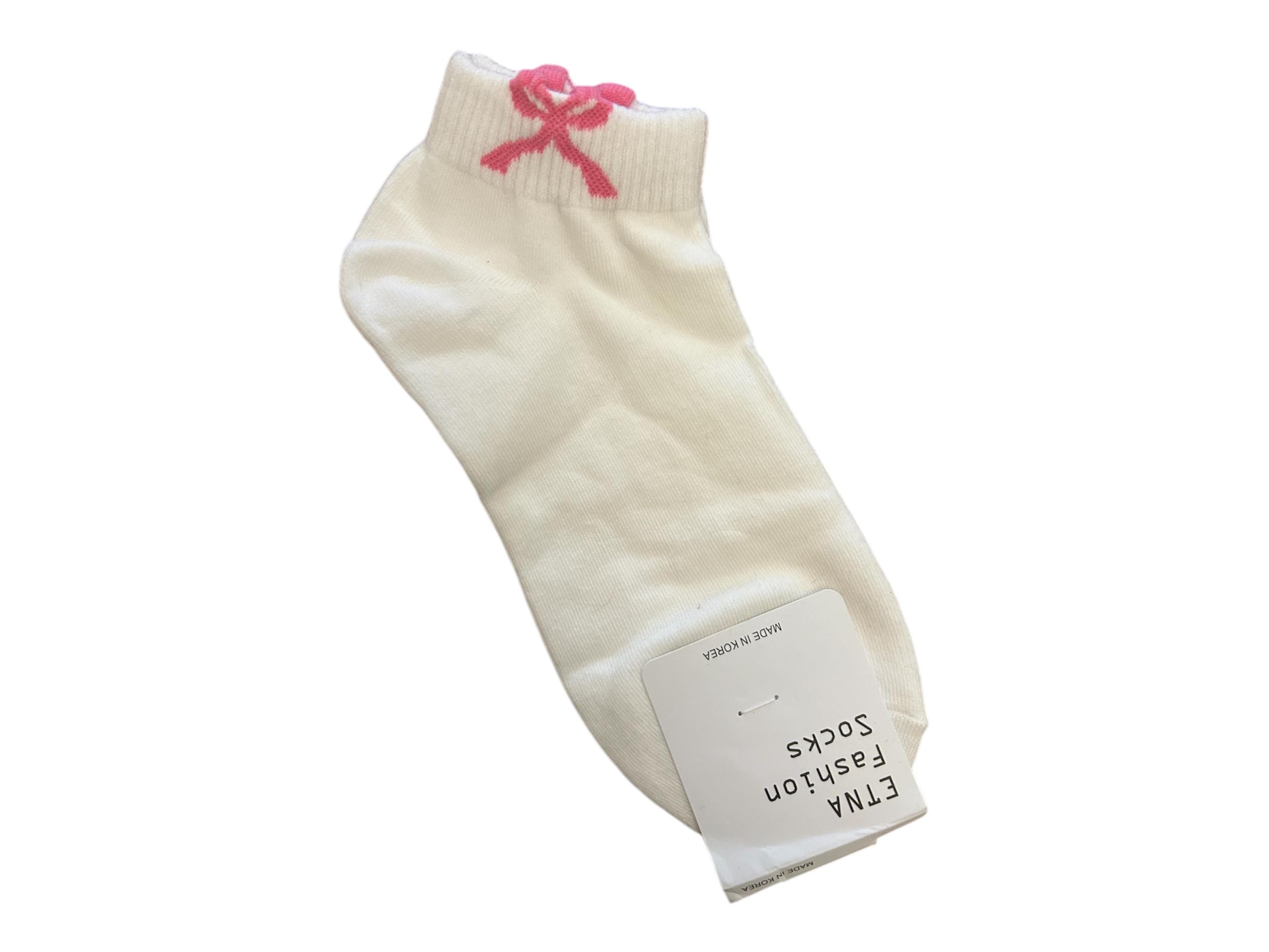 Ribbon Bow Ankle Socks