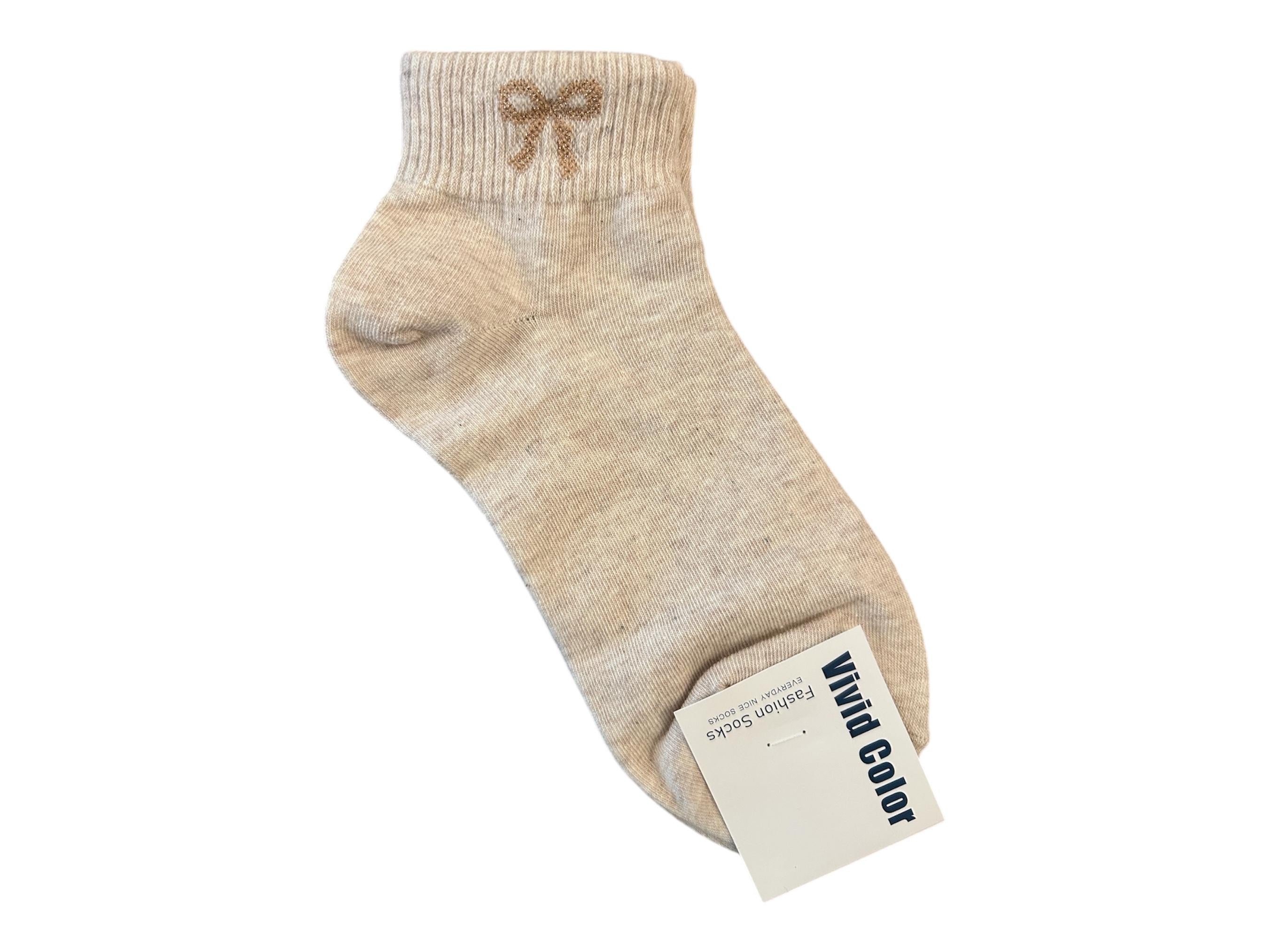 Ribbon Bow Ankle Socks