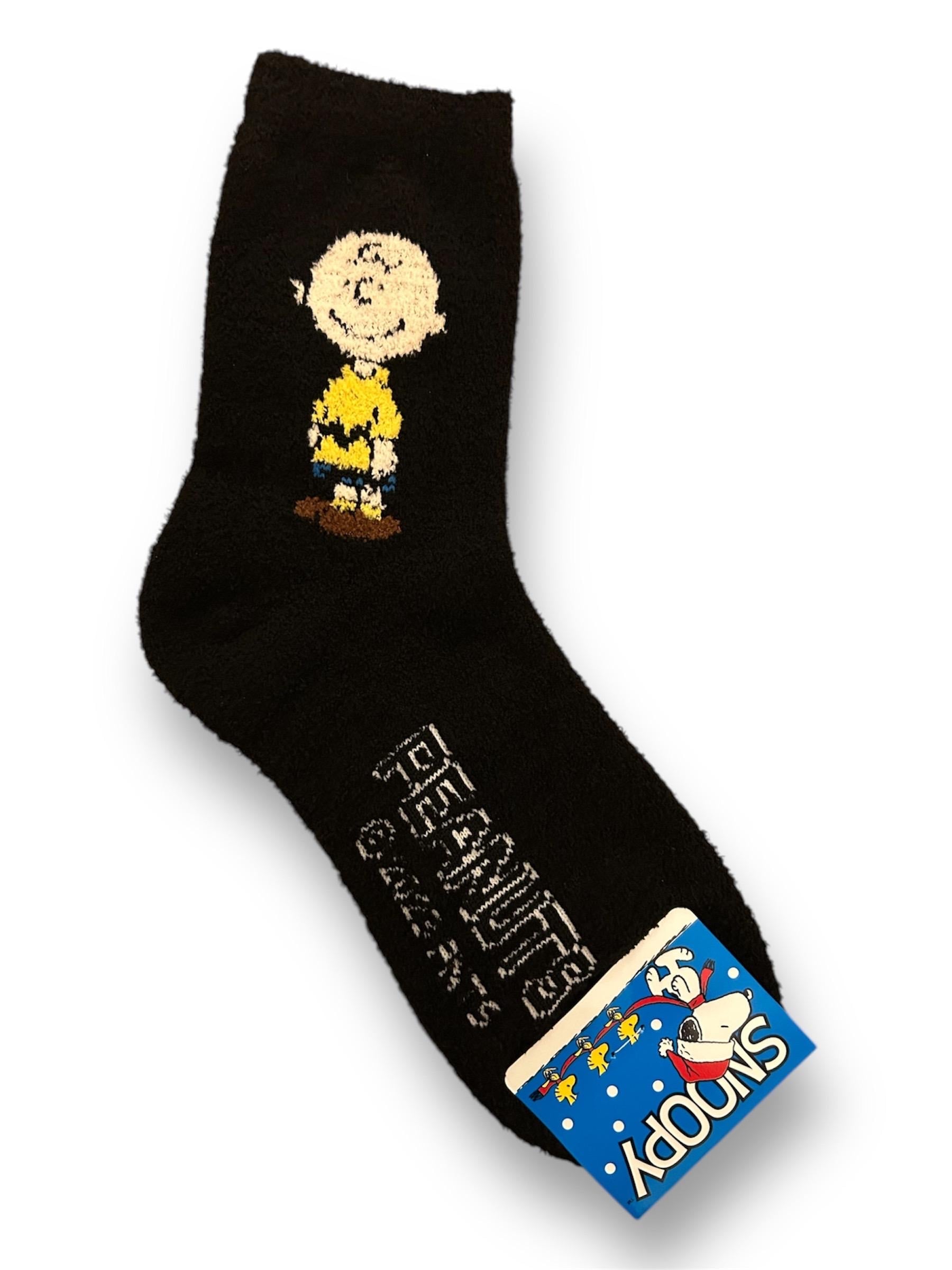Snoopy fluffy bed socks