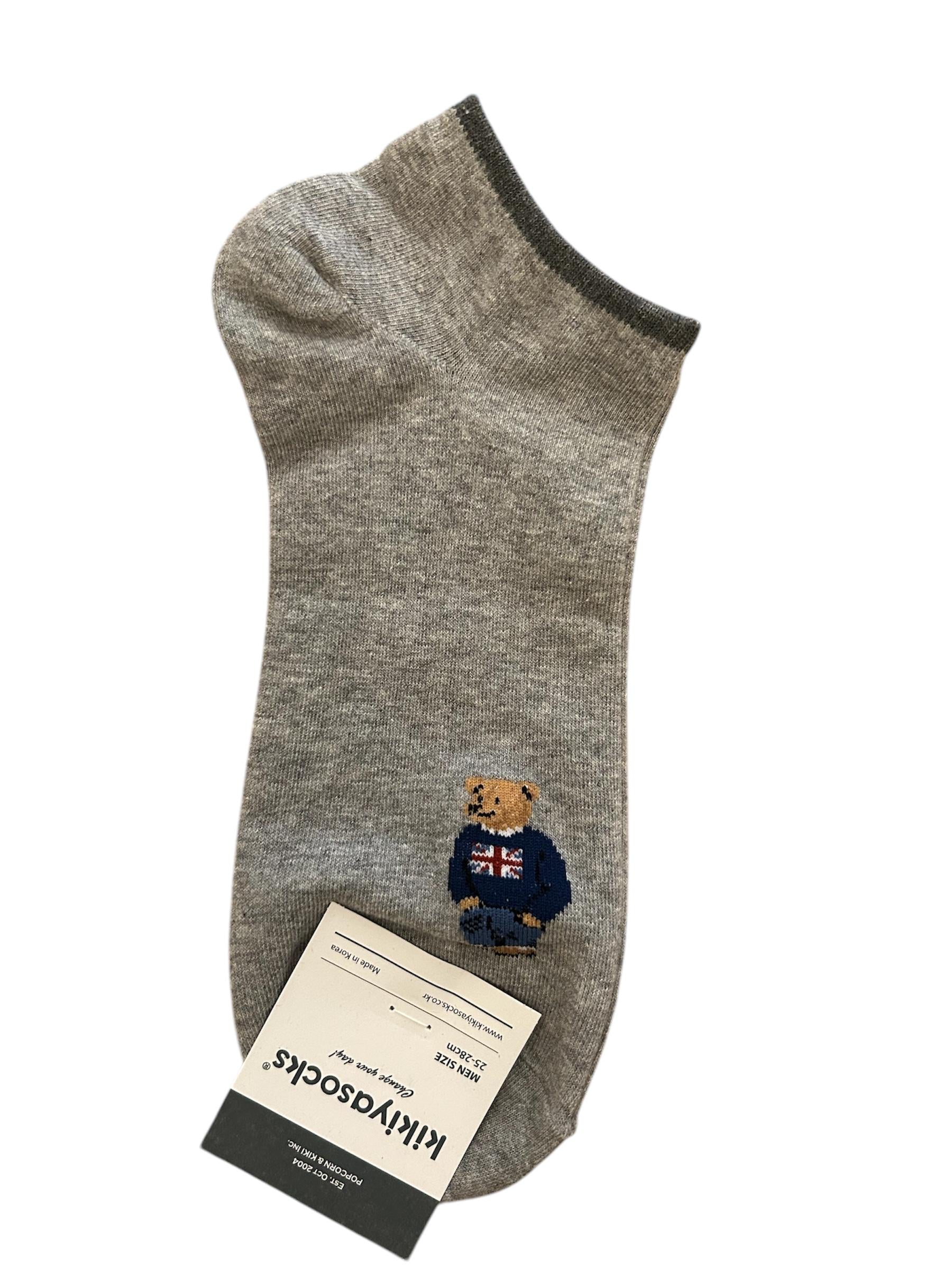 Men's Teddy Bear Ankle Socks