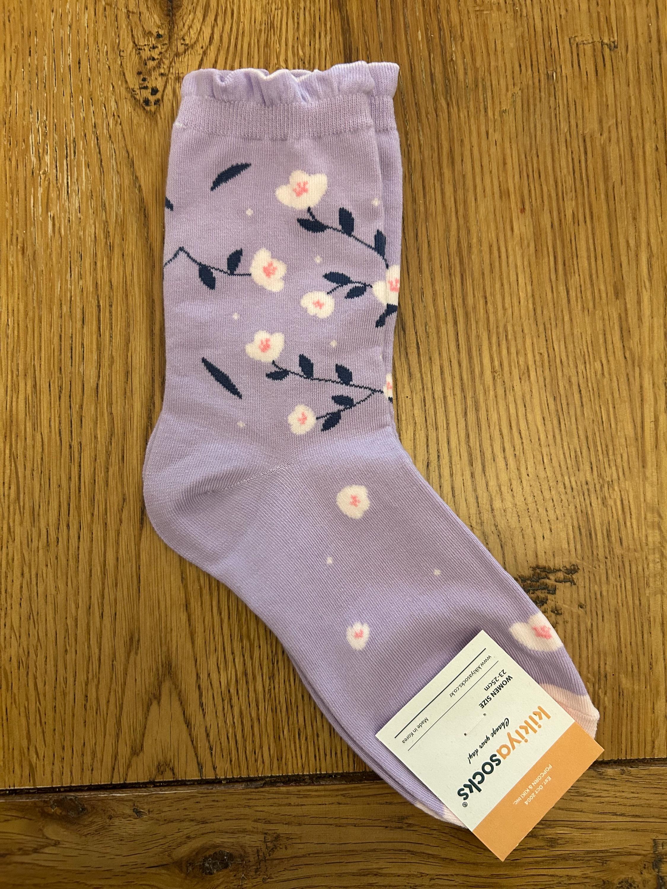 Floral Patterned Socks