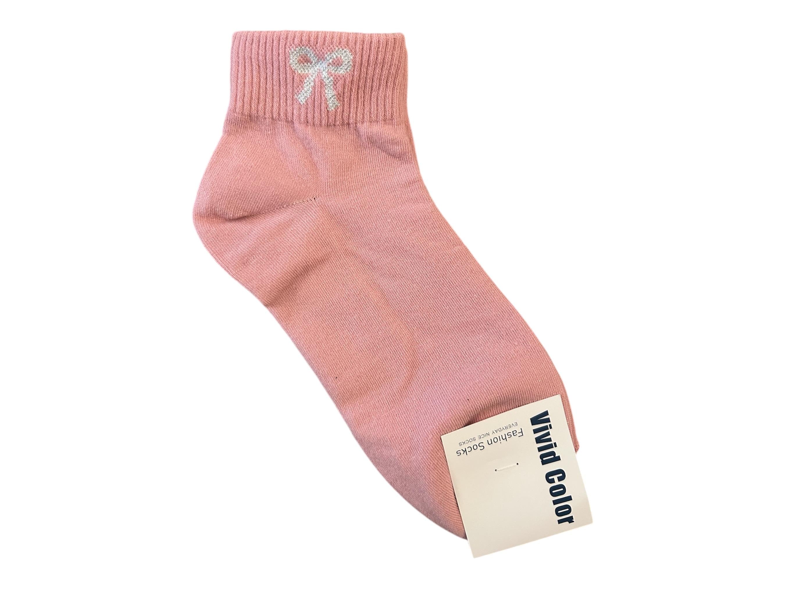 Ribbon Bow Ankle Socks