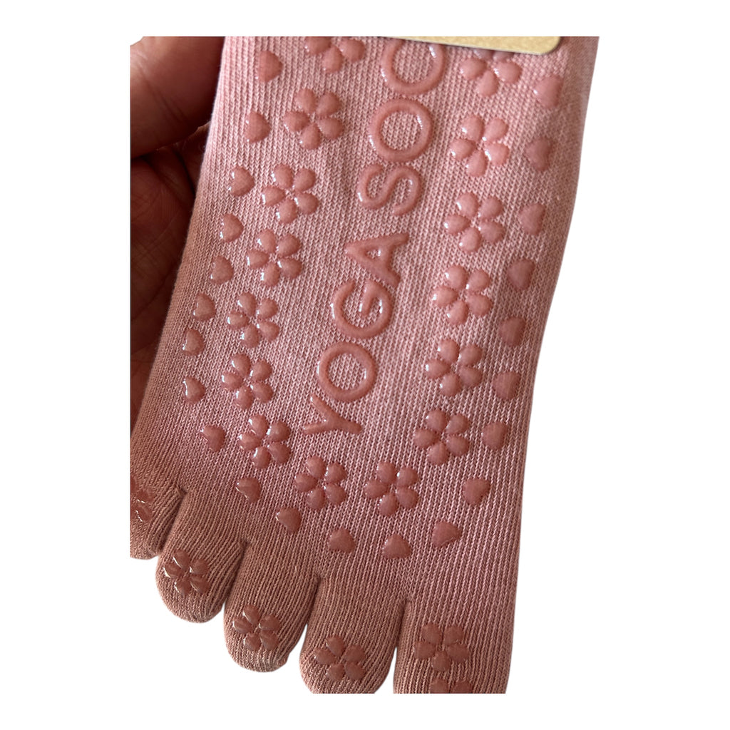 Non-Slip Five-Toe Yoga & Pilates Socks