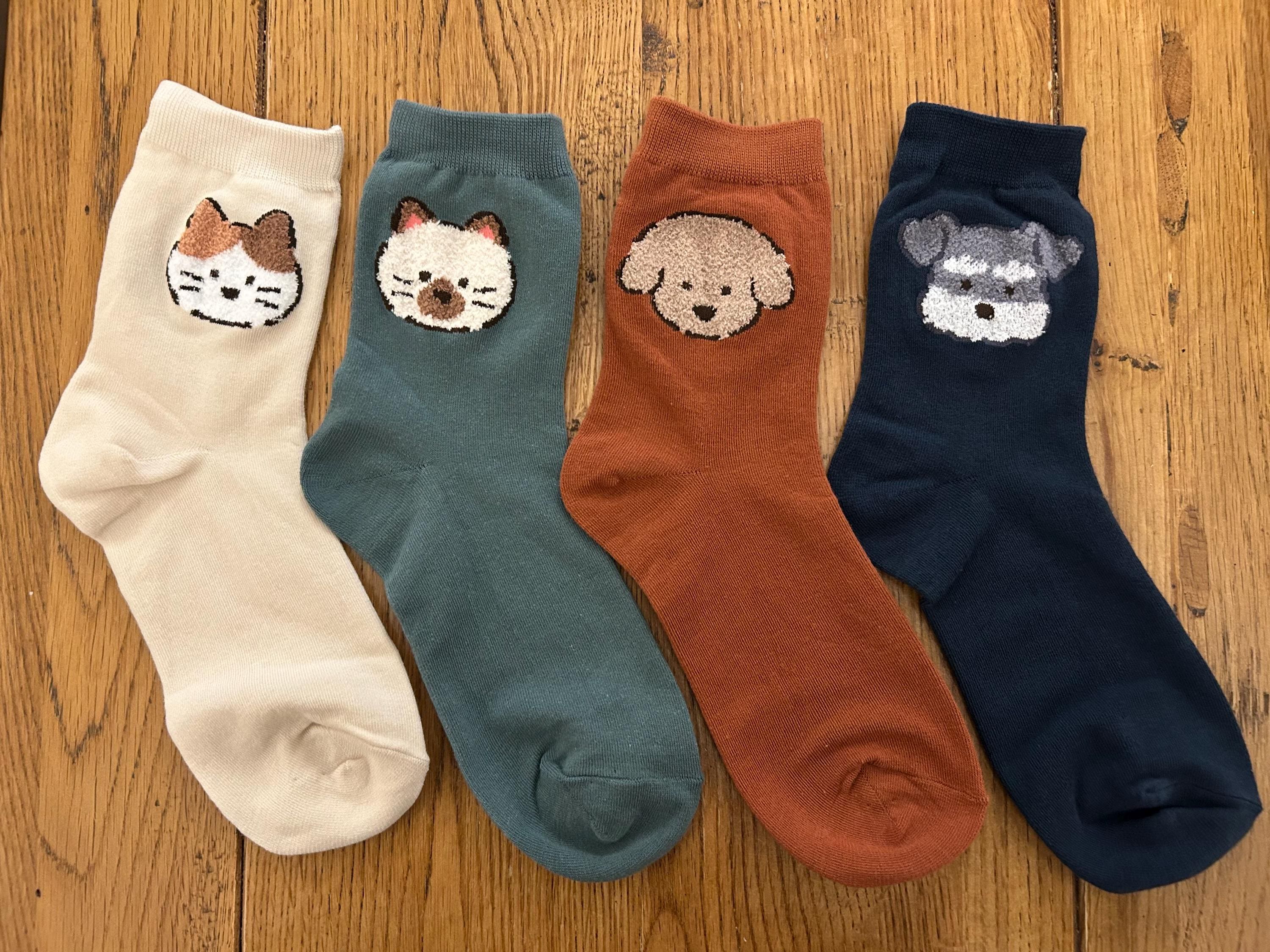 Cat & Dog Designed Socks