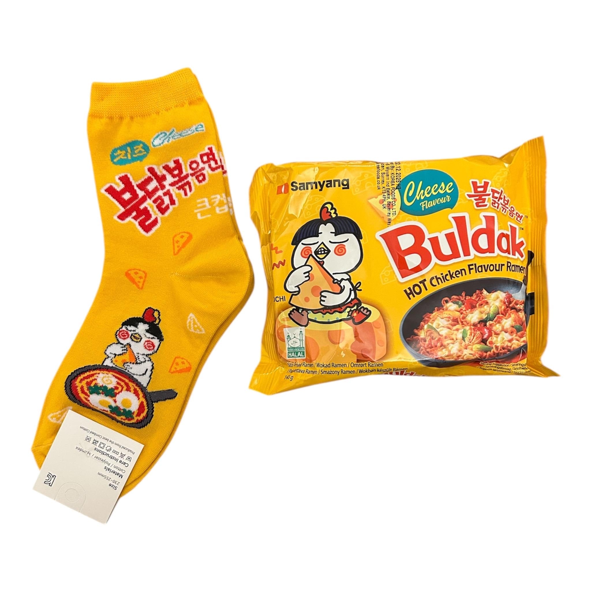Buldak Socks with Noodles