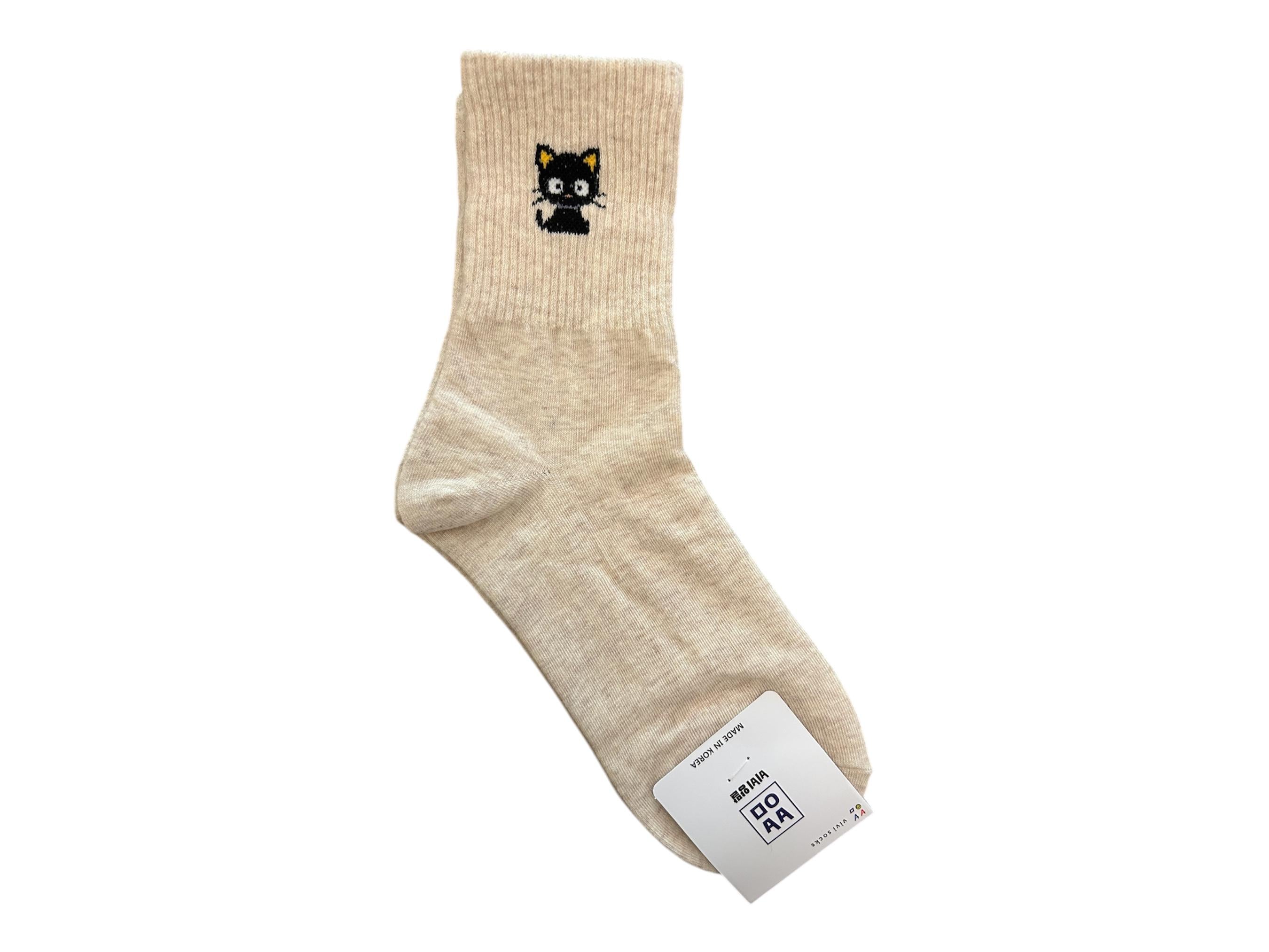 Cat Designed Socks