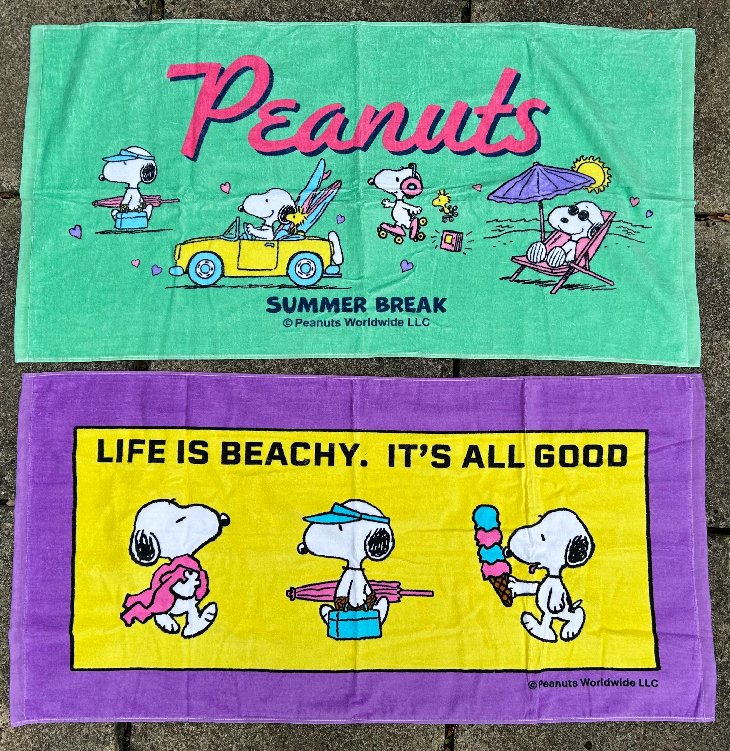 Snoopy & Woodstock Beach Towel (50X100cm)