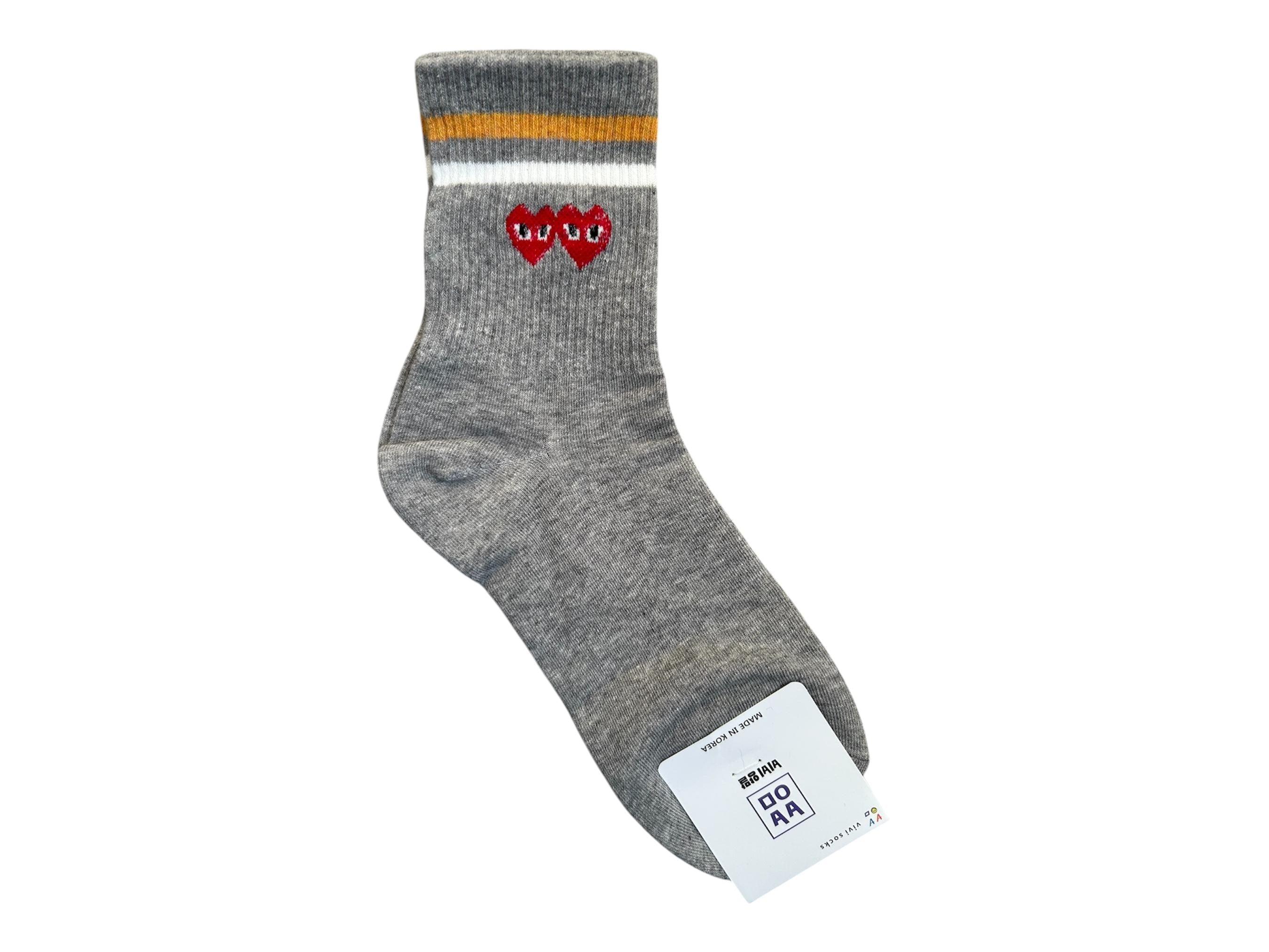 Double Heart Socks