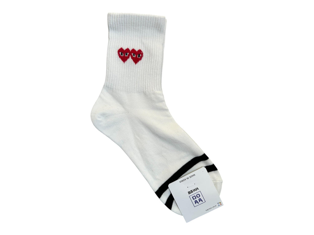 Double Heart Socks