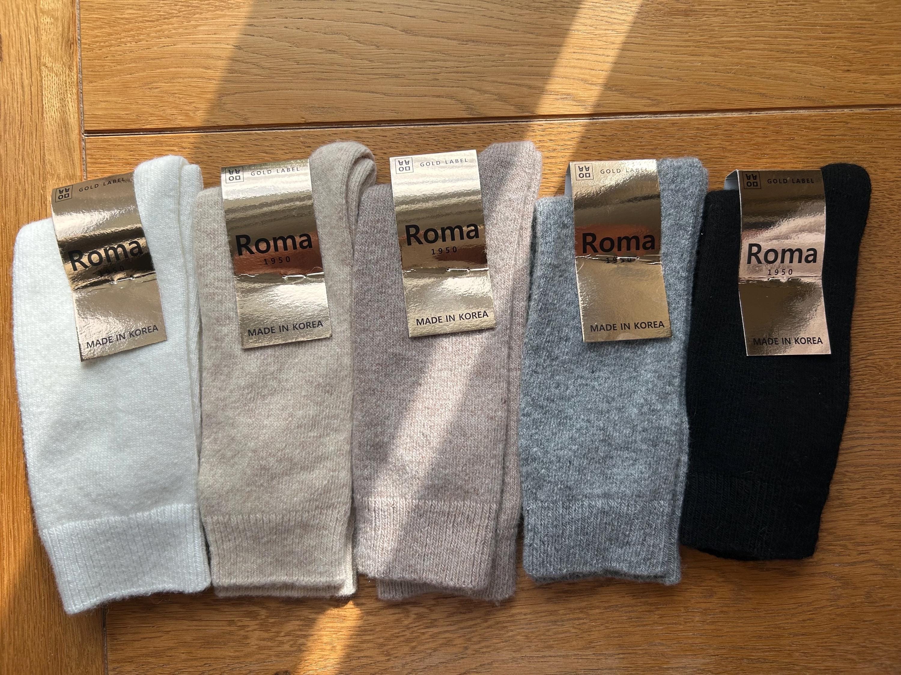 Cashmere Wool Blend Socks