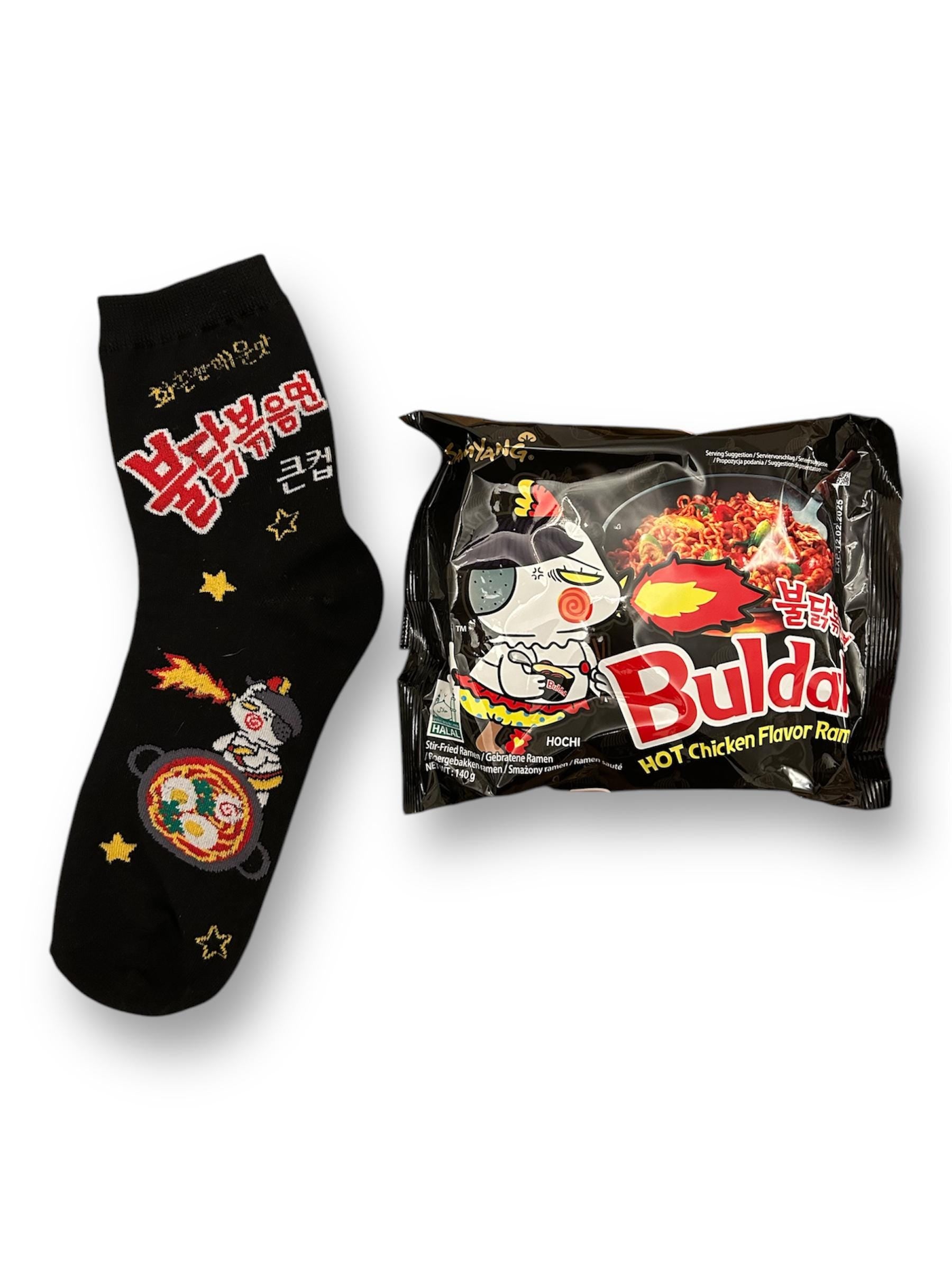 Buldak Socks with Noodles