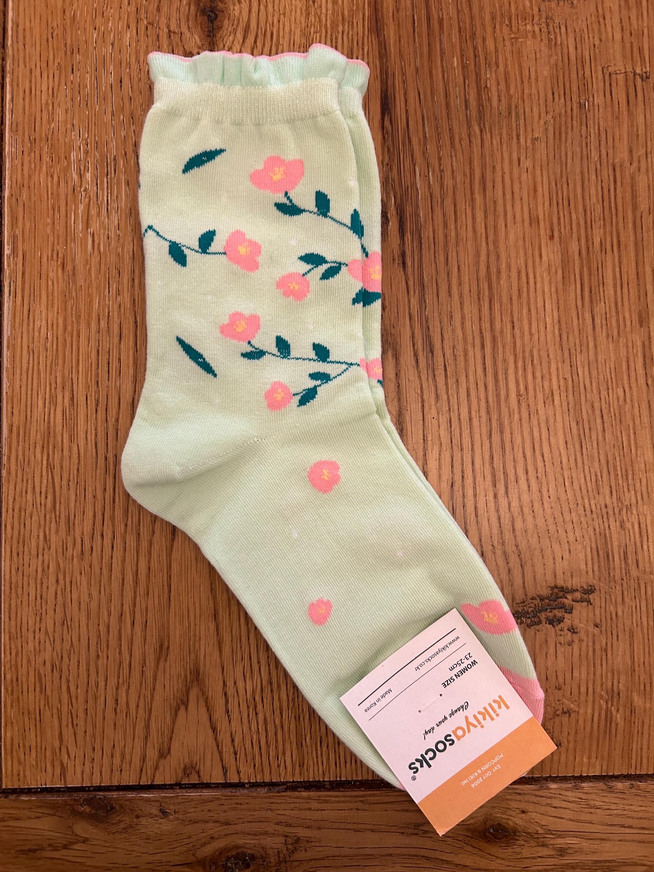 Floral Patterned Socks