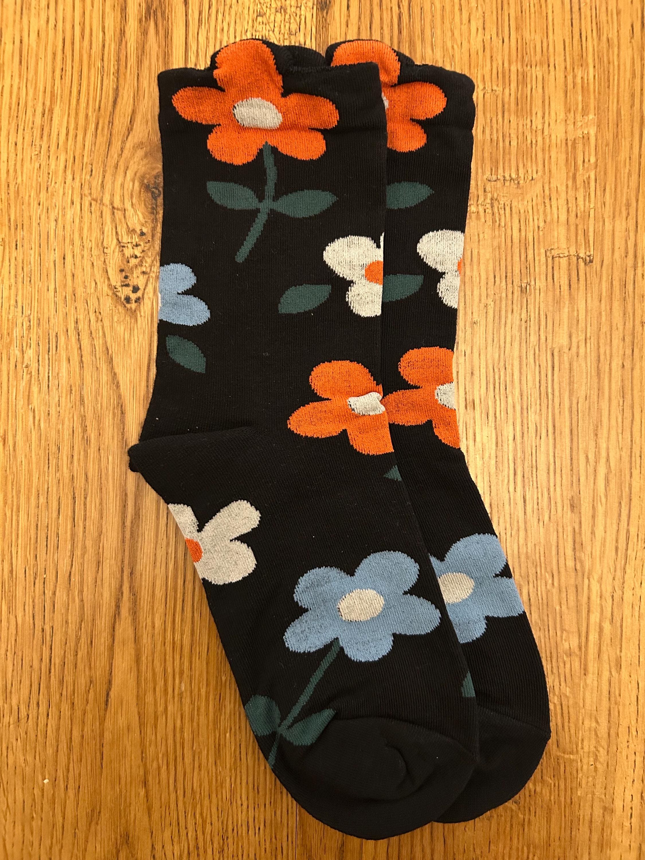 Floral Patterned Socks