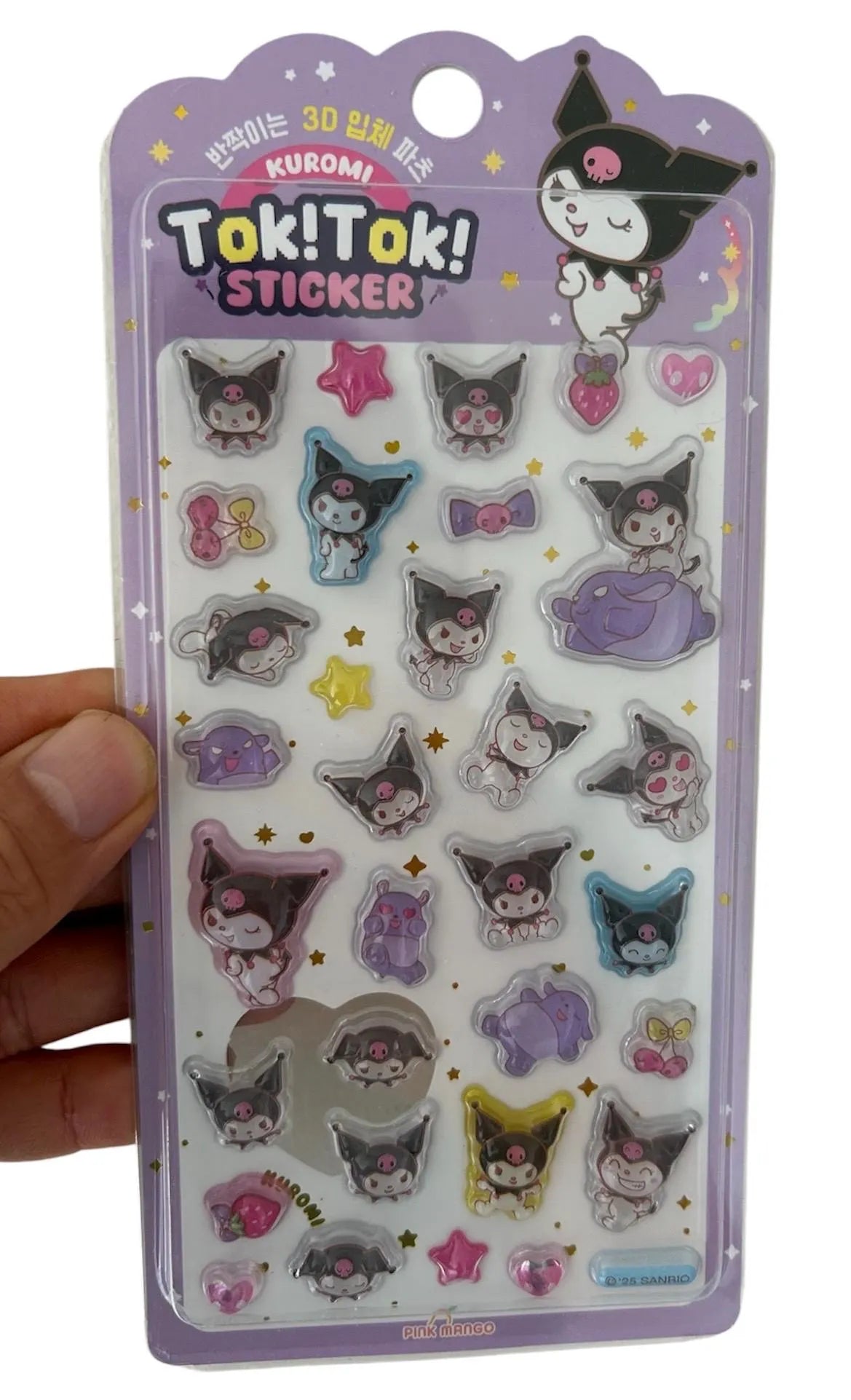 Hello Kitty, Kuromi, My melody, Cinnamoroll, Pochacco Stickers - 3D style