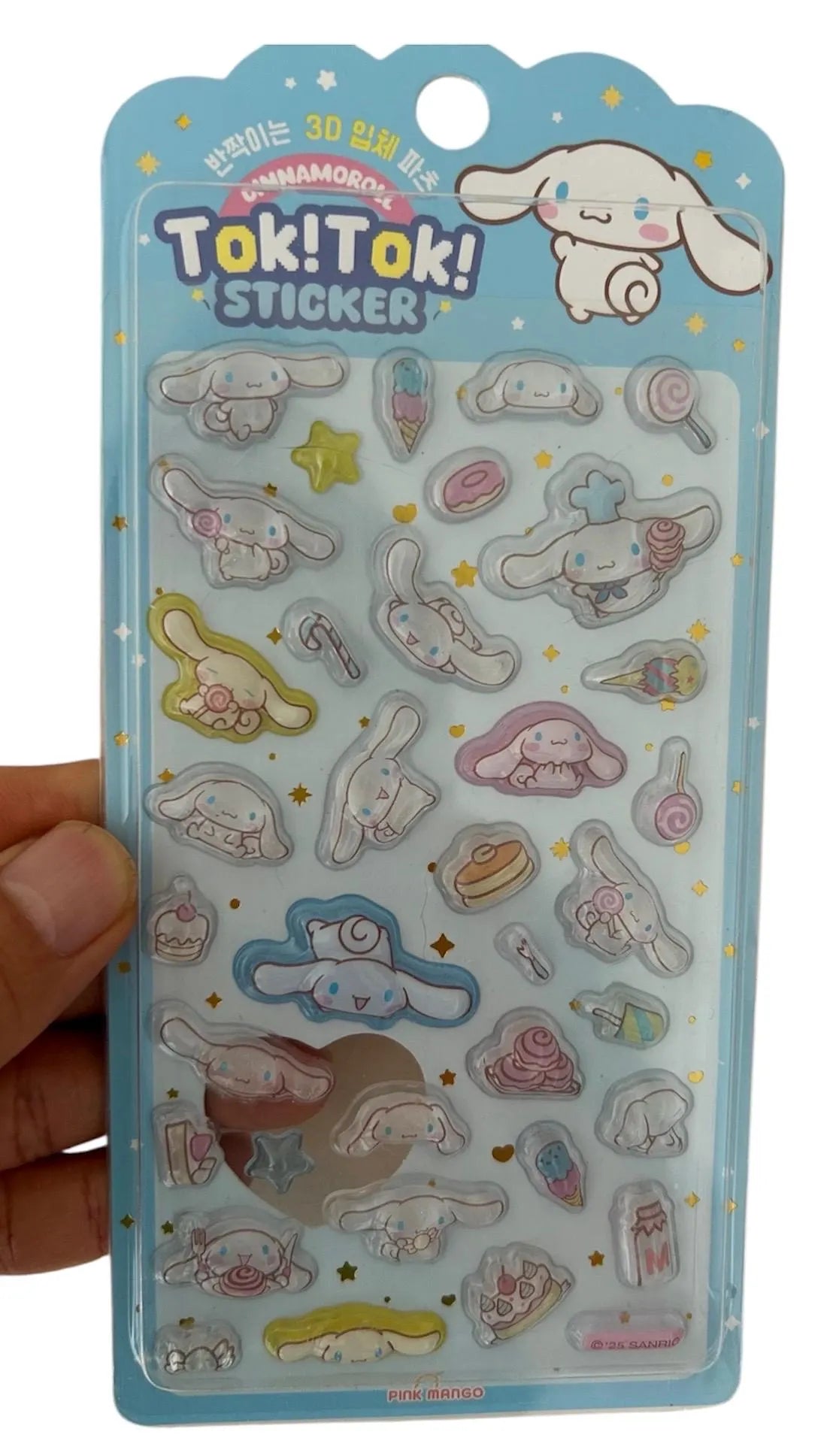 Hello Kitty, Kuromi, My melody, Cinnamoroll, Pochacco Stickers - 3D style