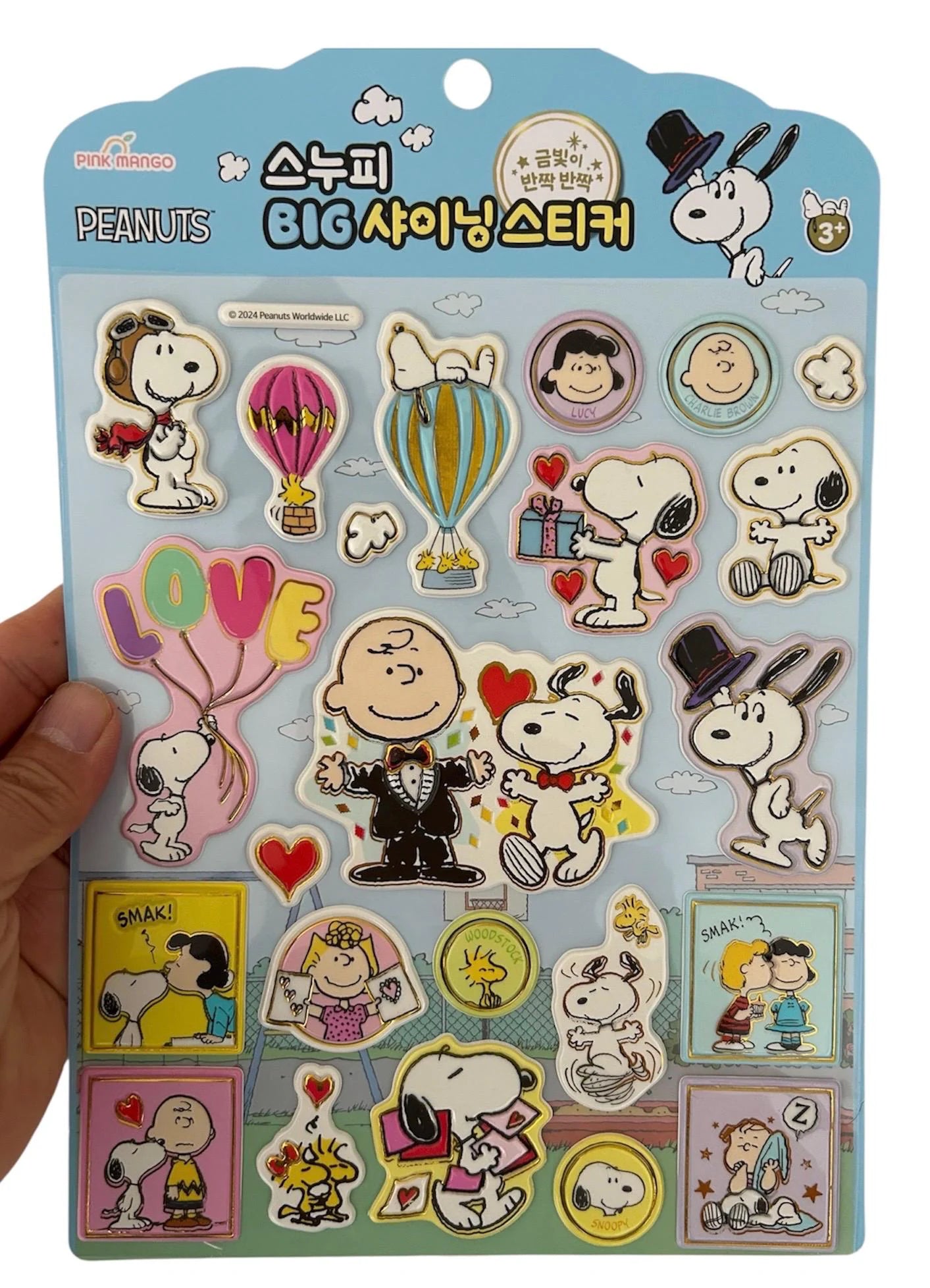 Big size Snoopy Stickers - Peanuts Character Decals